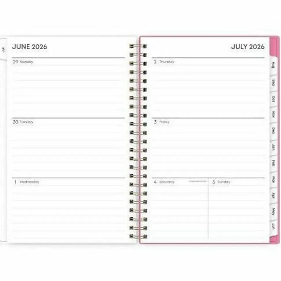 Planning Calendar BS Roosevelt Pink Frosted PP 5x8 AY26–27
