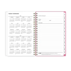 Planning Calendar BS Roosevelt Pink Frosted PP 5x8 AY26–27