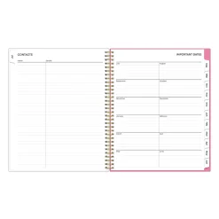 Planning Calendar BS Roosevelt Pink Frosted PP 8.5x11 AY26–27