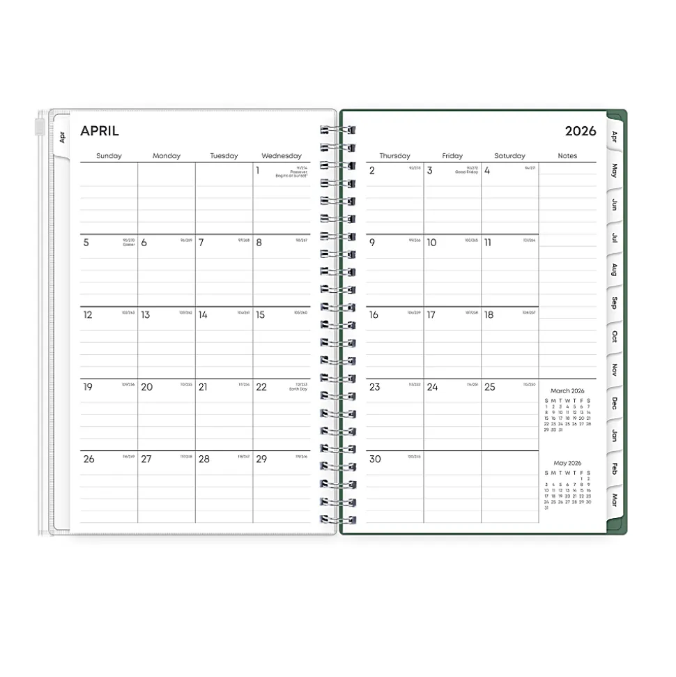 Planning Calendar BS Seychelle PP Zip Pouch 5x8 AY26–27 (15-mo)