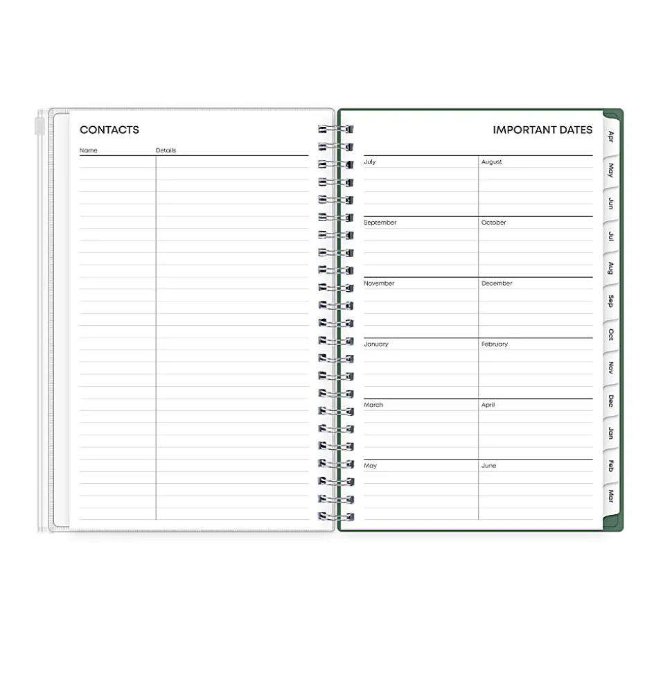 Planning Calendar BS Seychelle PP Zip Pouch 5x8 AY26–27 (15-mo)