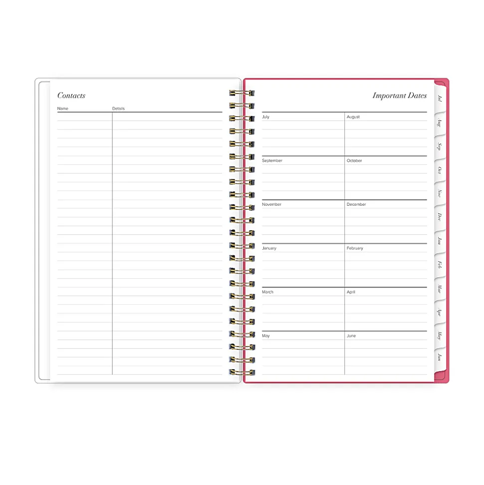 Planning Calendar BS Venus Clear PET 5x8 AY26–27 W/M