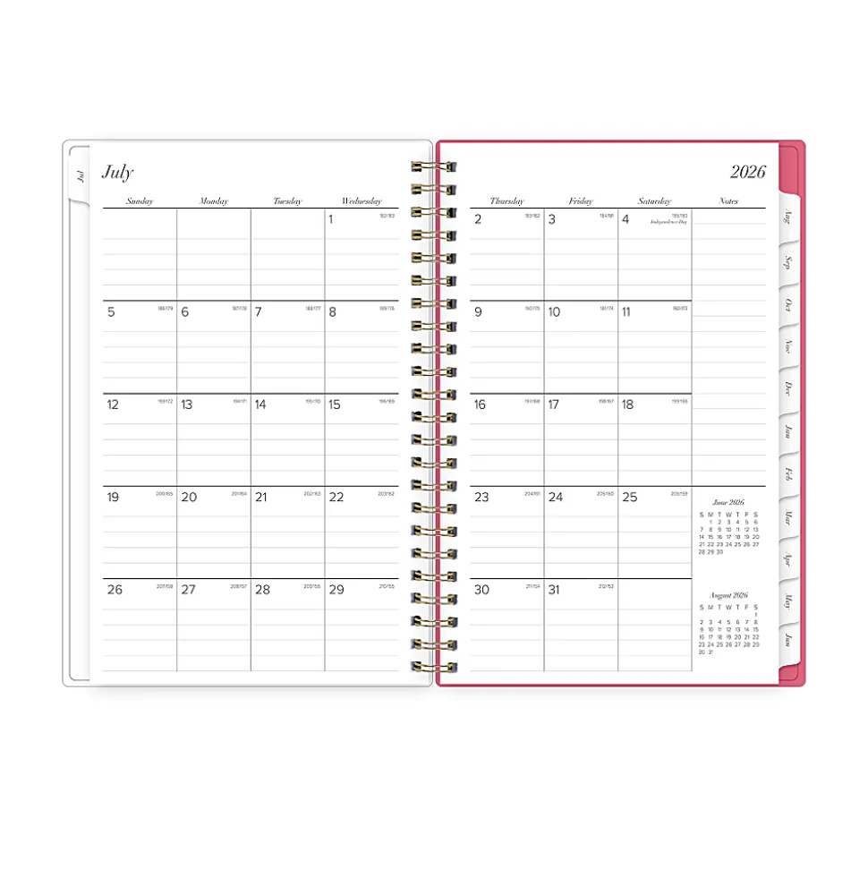 Planning Calendar BS Venus Clear PET 5x8 AY26–27 W/M