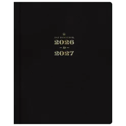 Planning Calendar DD Black FL 8x10 AY26–27 Bookbound
