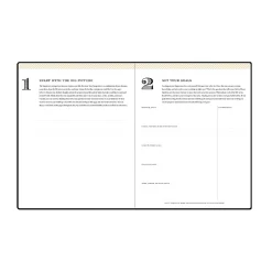 Planning Calendar DD Black FL 8x10 AY26–27 Bookbound