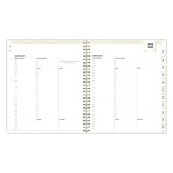 Planning Calendar DD Butterfly Garden Black PP 8x10 AY26–27