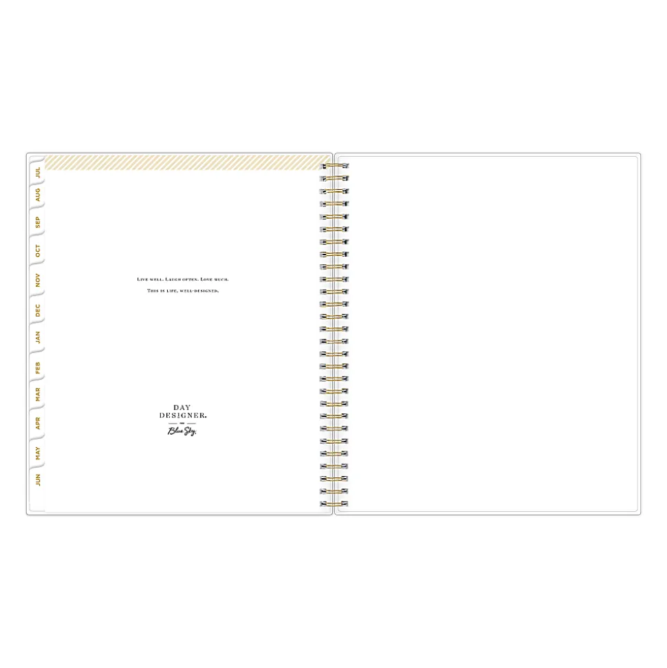 Planning Calendar DD Butterfly Garden Black PP 8x10 AY26–27