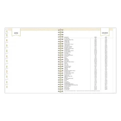 Planning Calendar DD Butterfly Garden Black PP 8x10 AY26–27