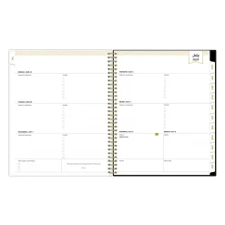 Planning Calendar DD Butterfly Garden Black PP 8.5x11 AY26–27