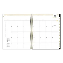 Planning Calendar DD Butterfly Garden Black PP 8.5x11 AY26–27