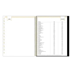Planning Calendar DD Butterfly Garden Black PP 8.5x11 AY26–27
