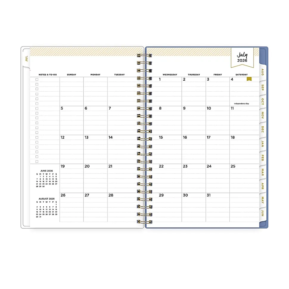 Planning Calendar DD Climbing Floral Blush CYO 5x8 AY26–27
