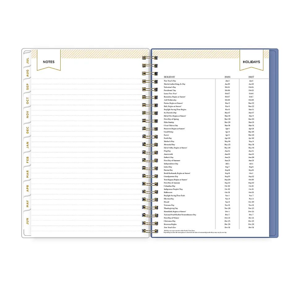 Planning Calendar DD Climbing Floral Blush CYO 5x8 AY26–27