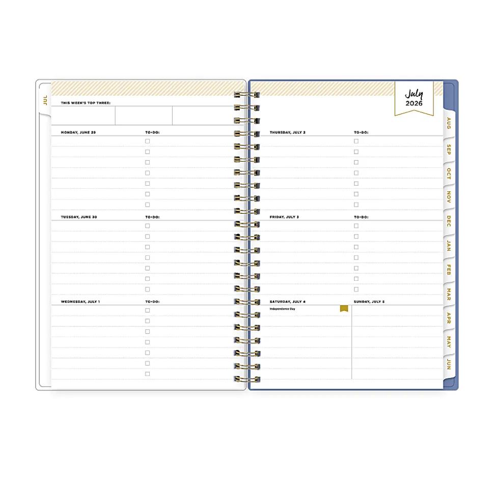 Planning Calendar DD Climbing Floral Blush CYO 5x8 AY26–27