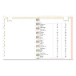 Planning Calendar DD Palmetto Blush PP 8.5x11 AY26–27 W/M
