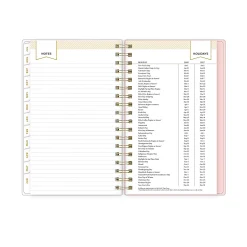Planning Calendar DD Palmetto Blush PP 3.625x6.125 AY26–27