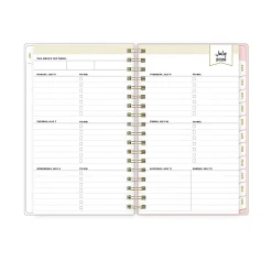 Planning Calendar DD Palmetto Blush PP 3.625x6.125 AY26–27