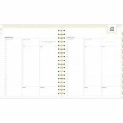 Planning Calendar DD Rugby Stripe Black PP 8x10 AY26–27 Daily