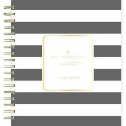 Planning Calendar DD Rugby Stripe Black PP 8x10 AY26–27 Daily