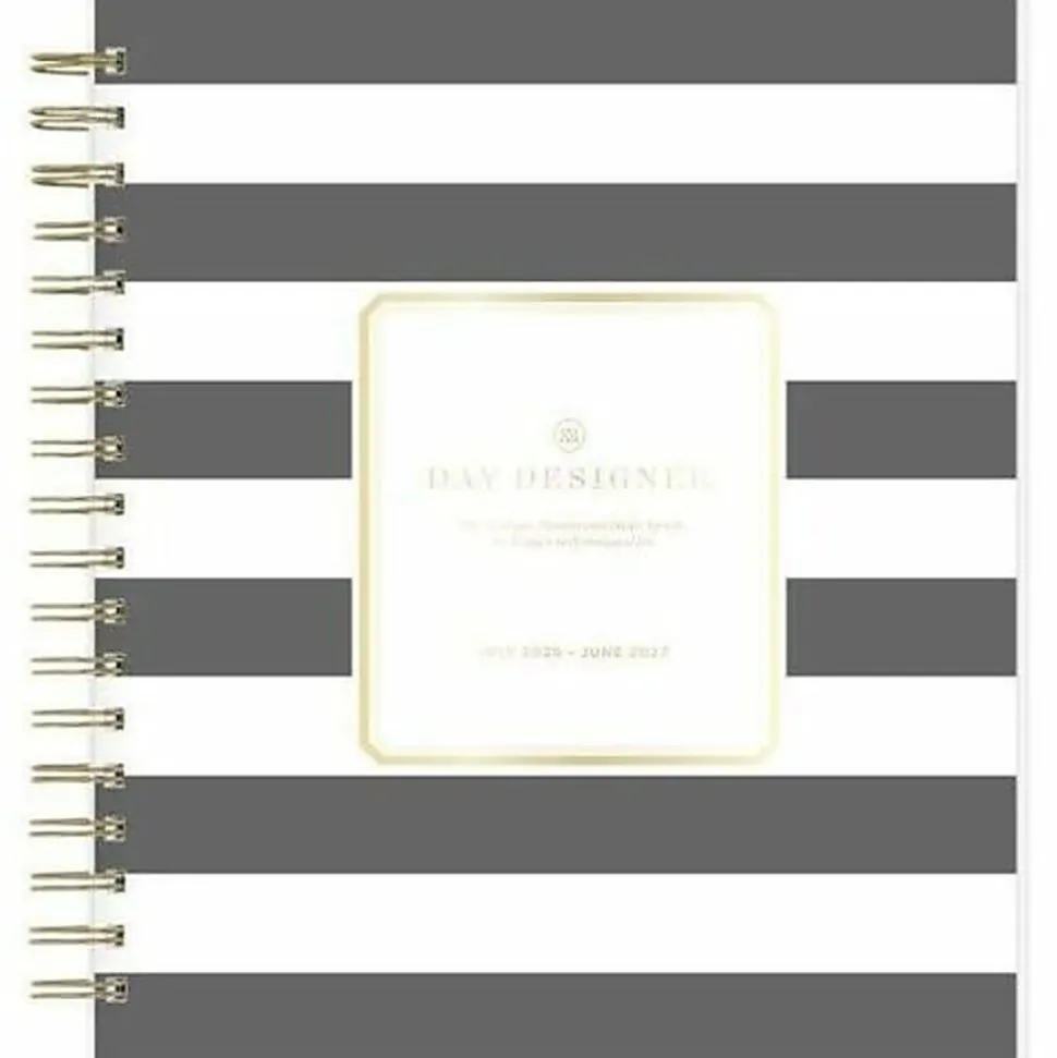 Planning Calendar DD Rugby Stripe Black PP 8x10 AY26–27 Daily