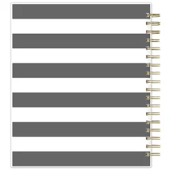 Planning Calendar DD Rugby Stripe Black PP 8x10 AY26–27 Daily