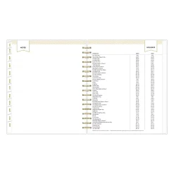 Planning Calendar DD Rugby Stripe Black PP 8x10 AY26–27 Daily