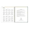 Planning Calendar DD Scattered Leaves Green PP 8x10 AY26–27