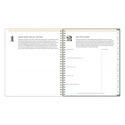 Planning Calendar DD Scattered Leaves Green PP 8x10 AY26–27