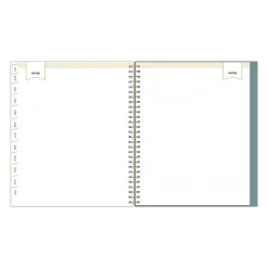 Planning Calendar DD Scattered Leaves Green PP 8x10 AY26–27