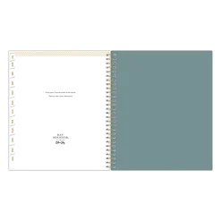 Planning Calendar DD Scattered Leaves Green PP 8x10 AY26–27