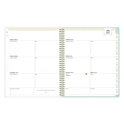 Planning Calendar DD Secret Garden Mint PP 8.5x11 AY26–27 W/M
