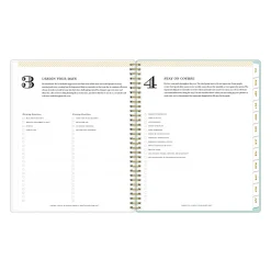 Planning Calendar DD Secret Garden Mint PP 8.5x11 AY26–27 W/M