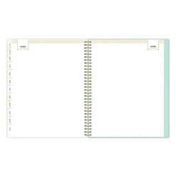 Planning Calendar DD Secret Garden Mint PP 8.5x11 AY26–27 W/M