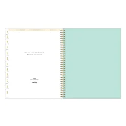 Planning Calendar DD Secret Garden Mint PP 8.5x11 AY26–27 W/M