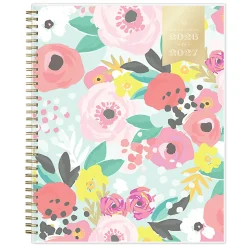 Planning Calendar DD Secret Garden Mint PP 8.5x11 AY26–27 W/M