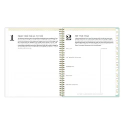 Planning Calendar DD Secret Garden Mint PP 8.5x11 AY26–27 W/M