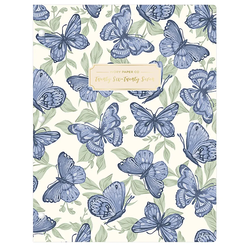Planning Calendar IPC Mariposa Soft Touch 8.5x11 AY26–27 Monthly