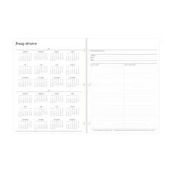 Planning Calendar IPC Mariposa Soft Touch 8.5x11 AY26–27 Monthly