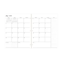 Planning Calendar IPC Mariposa Soft Touch 8.5x11 AY26–27 Monthly
