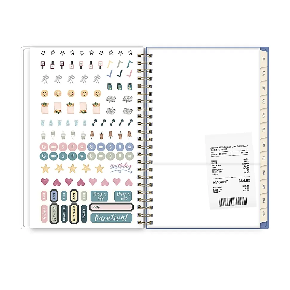 Planning Calendar IPC Tillie Lilac PP 5x8 AY26–27 W/M