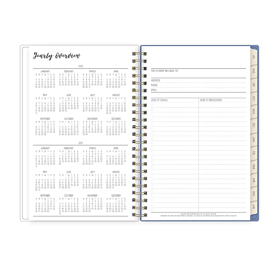 Planning Calendar IPC Tillie Lilac PP 5x8 AY26–27 W/M