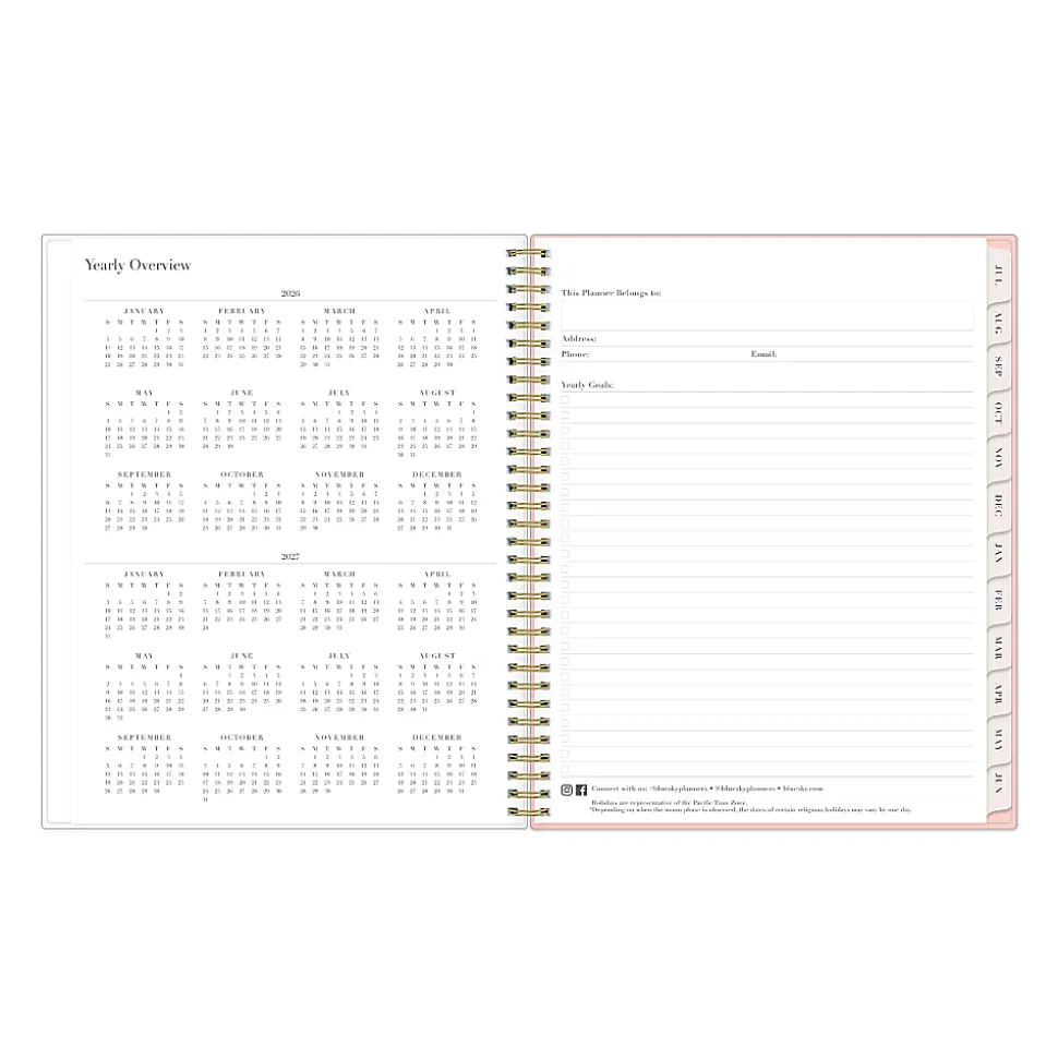 Planning Calendar RP Cherie PP 8.5x11 AY26–27 W/M