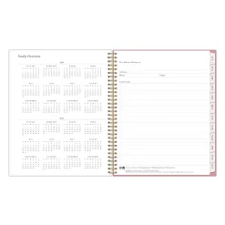 Planning Calendar RP Peony PP 8.5x11 AY26–27 Weekly/Monthly