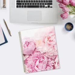 Planning Calendar RP Peony PP 8.5x11 AY26–27 Weekly/Monthly