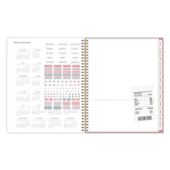 Planning Calendar RP Peony PP 8.5x11 AY26–27 Weekly/Monthly