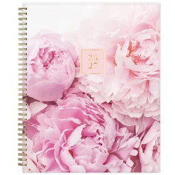 Planning Calendar RP Peony PP 8.5x11 AY26–27 Weekly/Monthly