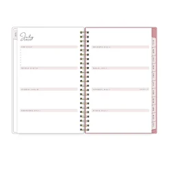 Planning Calendar RP Peony PP 5x8 AY26–27 Weekly/Monthly