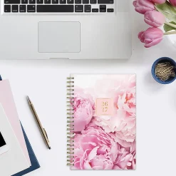 Planning Calendar RP Peony PP 5x8 AY26–27 Weekly/Monthly
