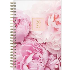 Planning Calendar RP Peony PP 5x8 AY26–27 Weekly/Monthly