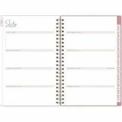 Planning Calendar RP Peony PP 5x8 AY26–27 Weekly/Monthly